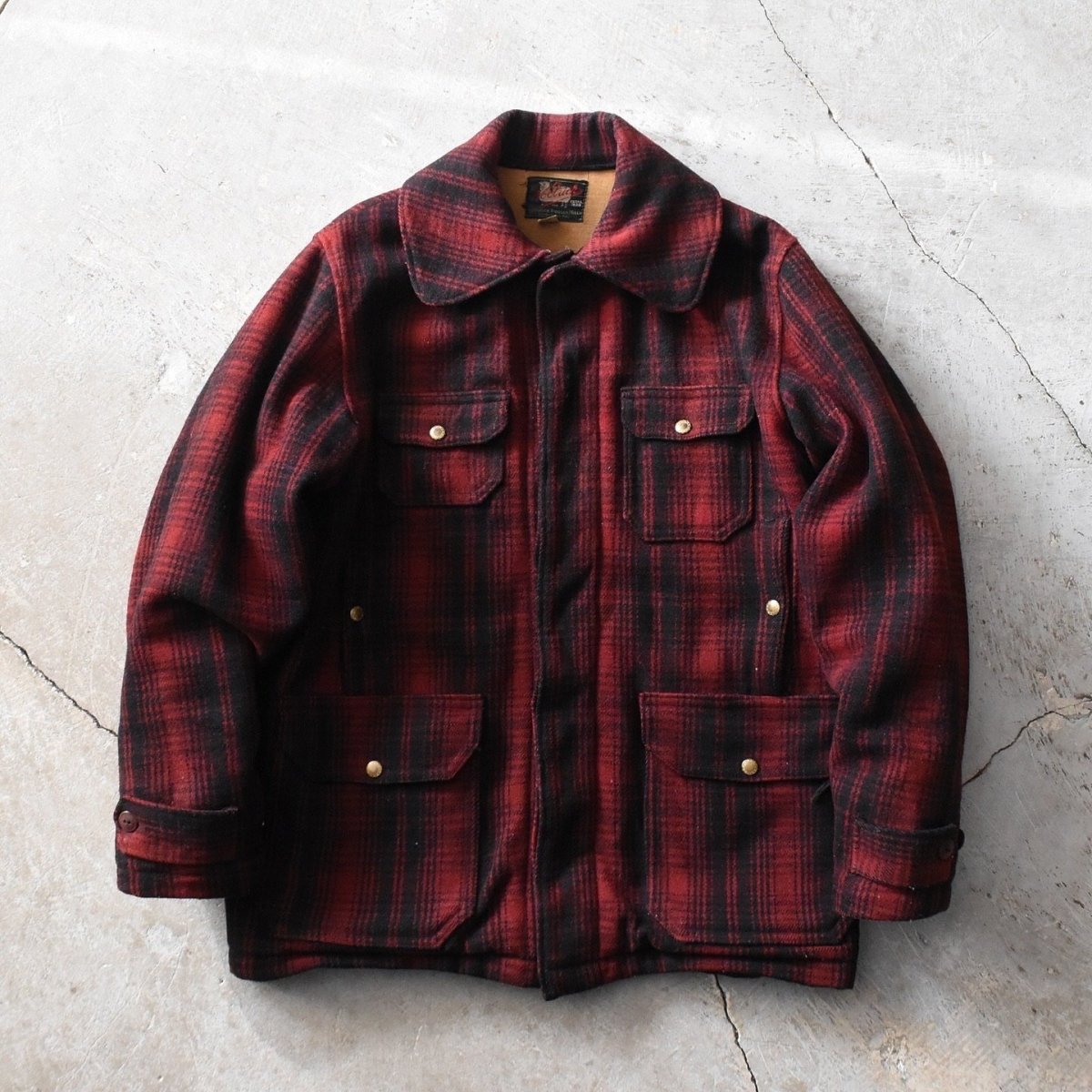 画像1: 1930s Woolrich 503ハンティングコート　 表記40  (1)