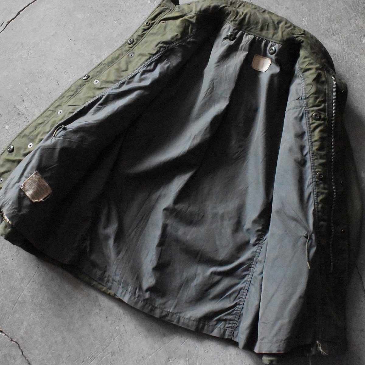 画像6: 1960s US.ARMY M-65 フィールドジャケット　 "2ND MODEL /GRAY LINER"　 表記SMALL-SHORT  (6)