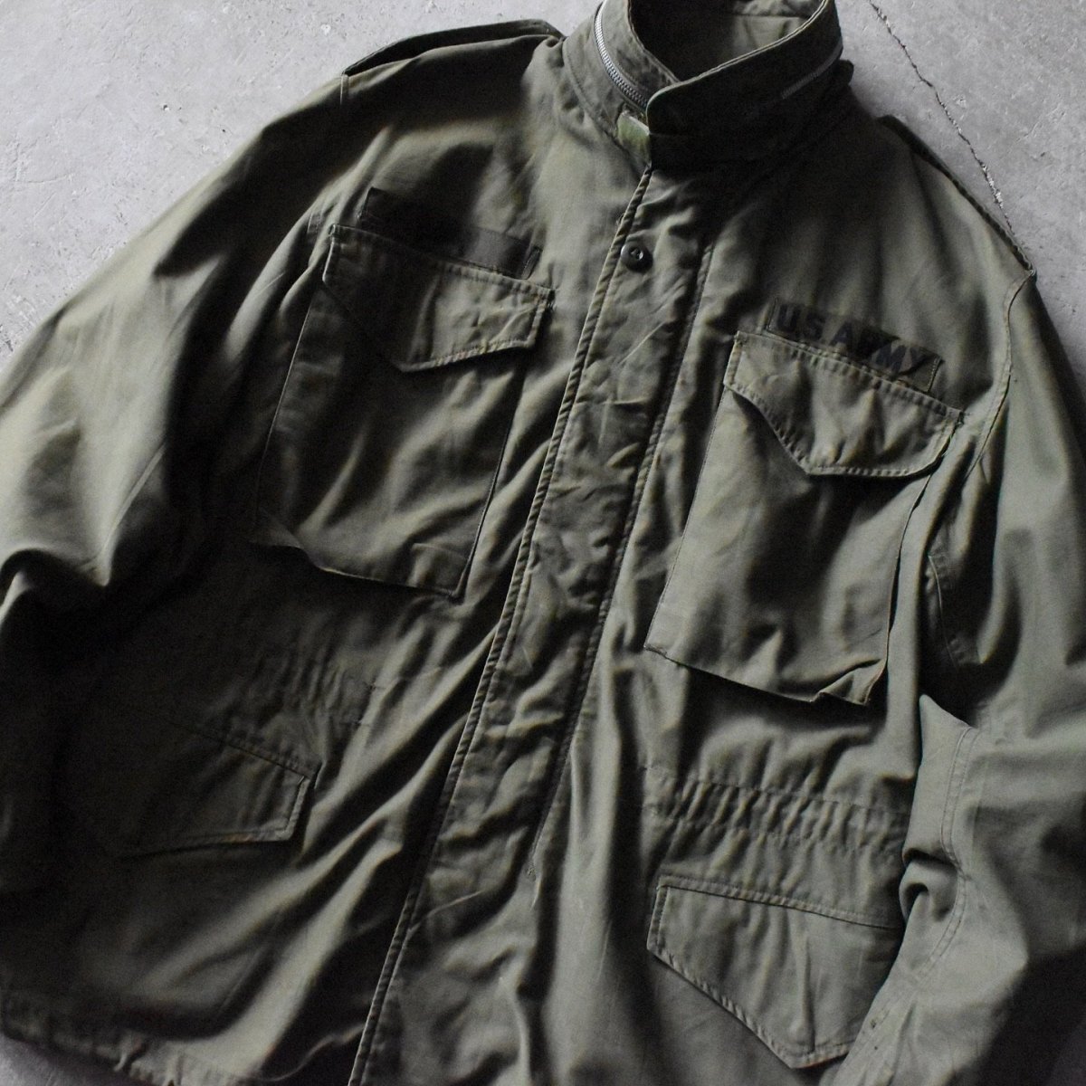 画像7: 1960s US.ARMY M-65 フィールドジャケット　 "2ND MODEL /GRAY LINER"　 表記SMALL-SHORT  (7)