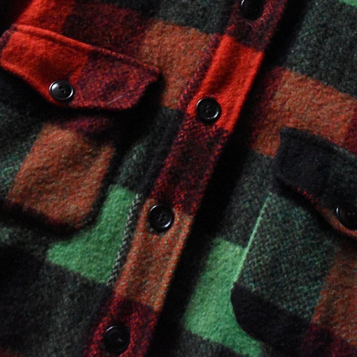 画像6: 1960s MELTON ウールシャツ　 "MADE IN USA"　 実寸L  (6)