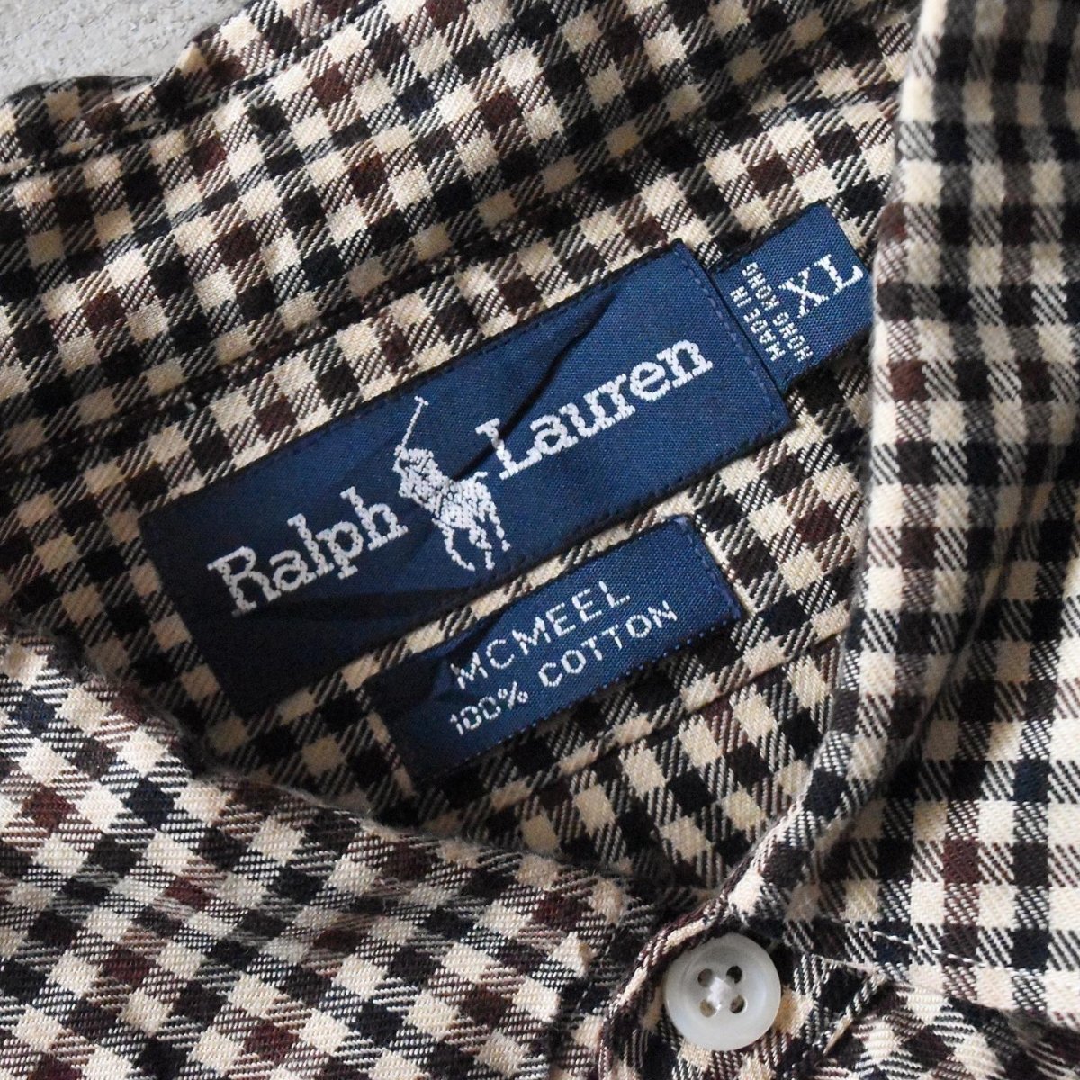 画像3: Ralph Lauren ボタンダウンシャツ　 "MCMEEL"　 表記XL  (3)