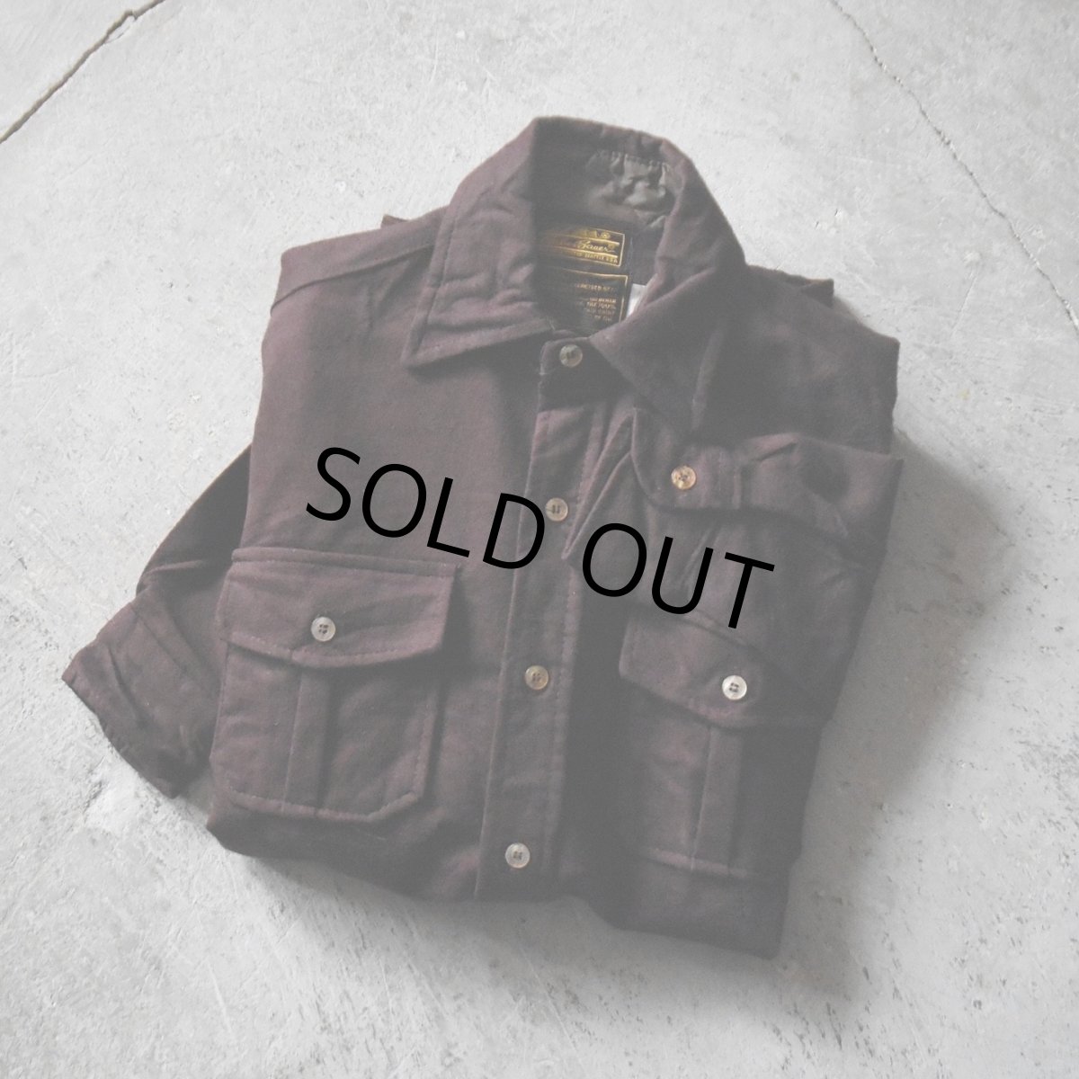 画像1: DEAD STOCK　 1980s EDDIE BAUER シャモアクロスシャツ　 "MADE IN USA"　 表記M  (1)