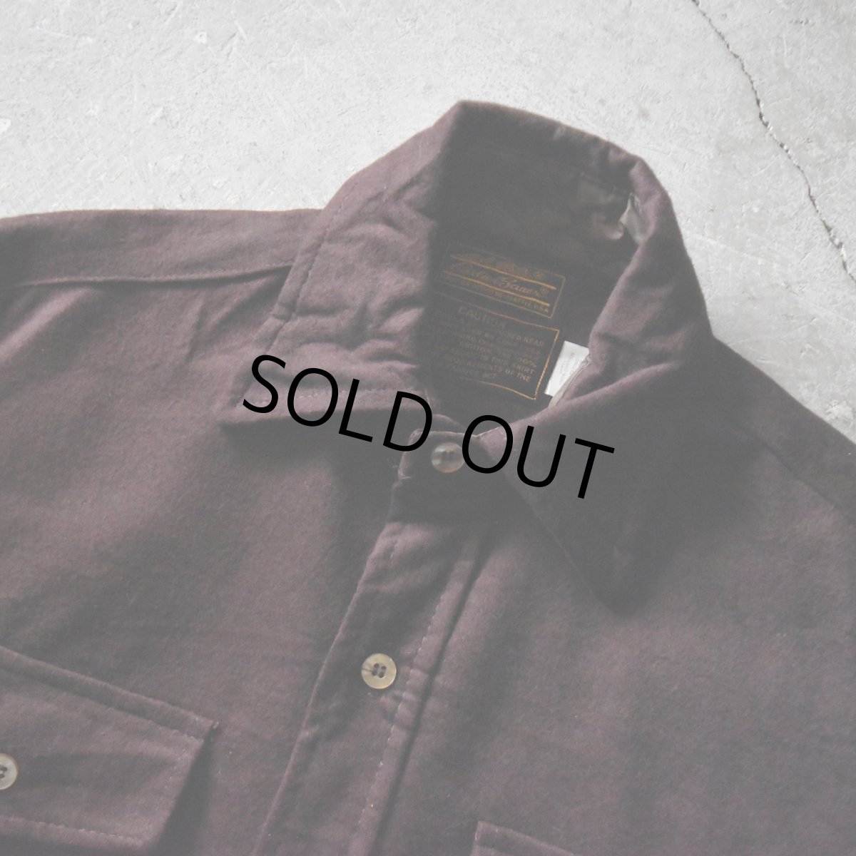 画像5: DEAD STOCK　 1980s EDDIE BAUER シャモアクロスシャツ　 "MADE IN USA"　 表記M  (5)