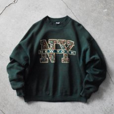 画像1: 1990s NEW YORK スウェット　 "MADE IN USA"　 表記XL  (1)