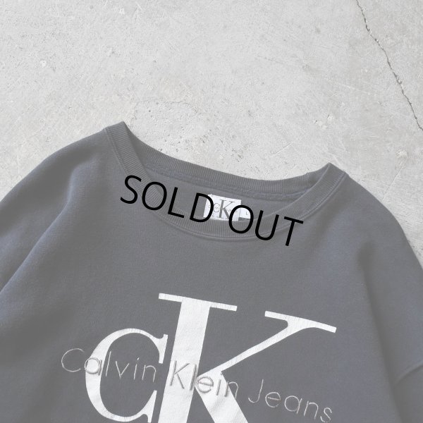 画像3: 1990s CALVIN KLEIN ロゴスウェット　 "MADE IN USA"　 表記L 