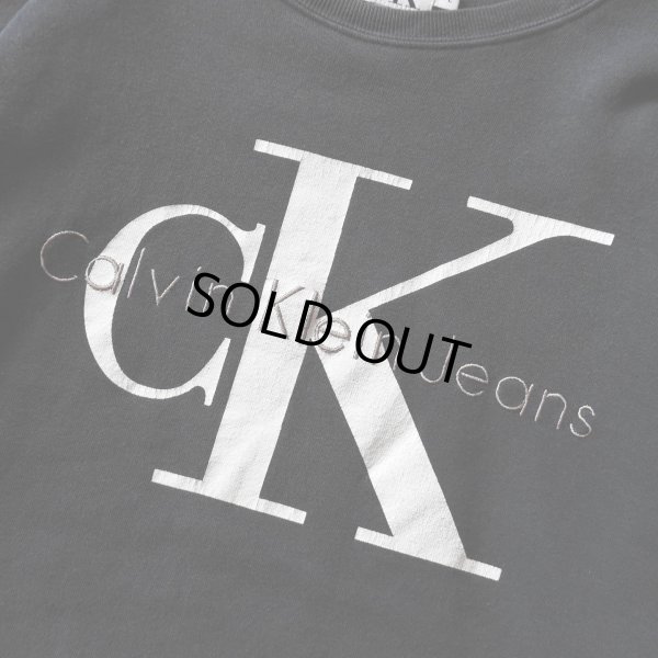 画像4: 1990s CALVIN KLEIN ロゴスウェット　 "MADE IN USA"　 表記L 