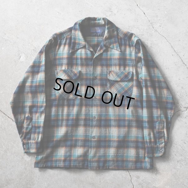 画像1: 1970s PENDLETON ウールシャツ　 "MADE IN USA"　 表記L 