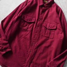 画像5: 1990s EDDIE BAUER シャモアクロスシャツ　 "MADE IN USA"　 表記XL  (5)