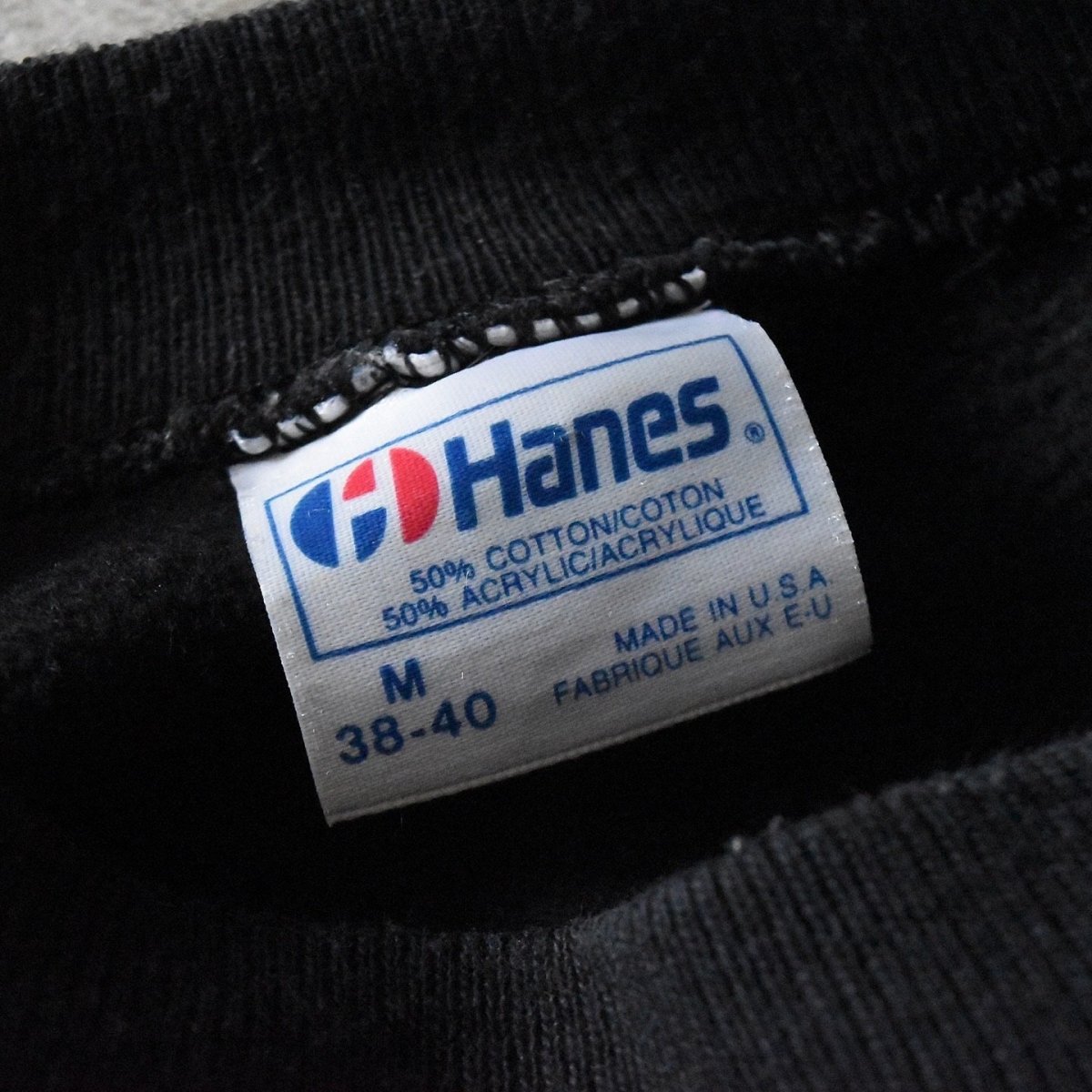 画像3: 1980s HANES 無地スウェット　 "MADE IN USA"　 表記M  (3)