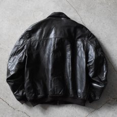 画像2: 1990s L.L.Bean A-2 TYPE レザージャケット　 "MADE IN USA"　 表記L  (2)