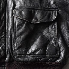 画像10: 1990s L.L.Bean A-2 TYPE レザージャケット　 "MADE IN USA"　 表記L  (10)