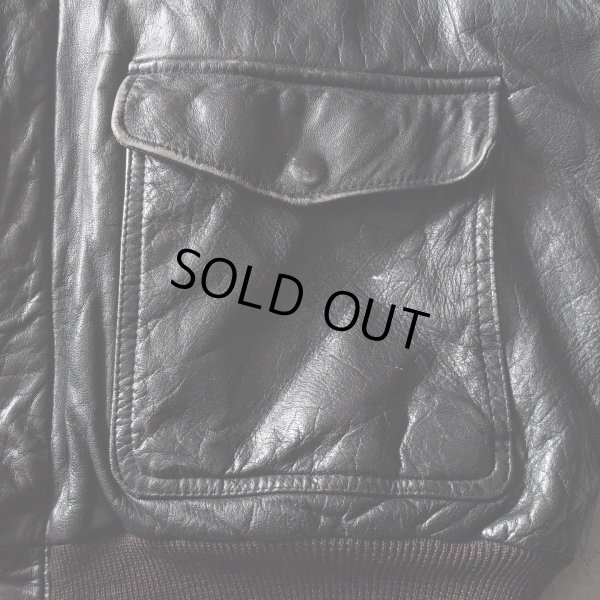 画像10: 1990s L.L.Bean A-2 TYPE レザージャケット　 "MADE IN USA"　 表記L 