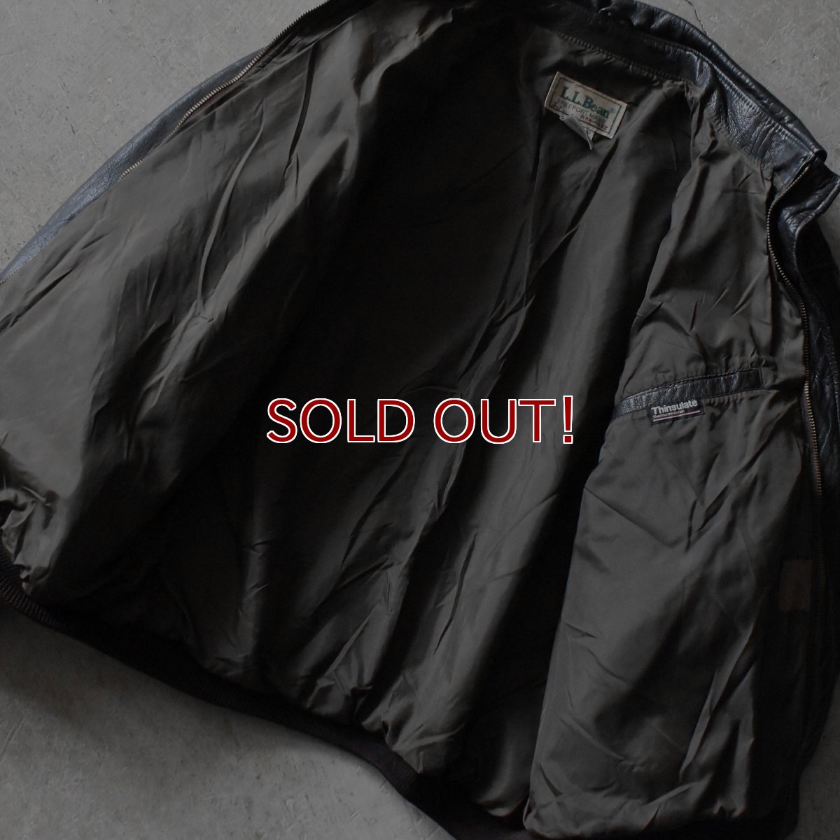 画像20: 1990s L.L.Bean A-2 TYPE レザージャケット　 "MADE IN USA"　 表記L  (20)