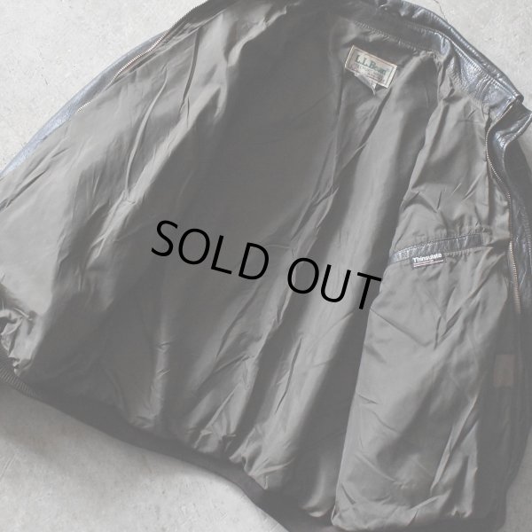 画像20: 1990s L.L.Bean A-2 TYPE レザージャケット　 "MADE IN USA"　 表記L 