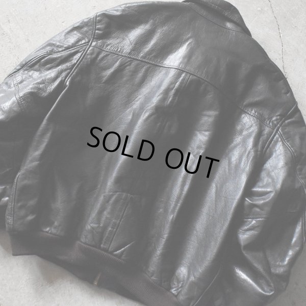 画像19: 1990s L.L.Bean A-2 TYPE レザージャケット　 "MADE IN USA"　 表記L 