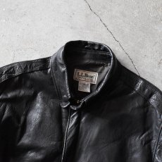画像5: 1990s L.L.Bean A-2 TYPE レザージャケット　 "MADE IN USA"　 表記L  (5)