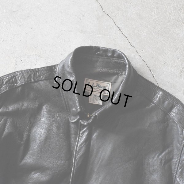 画像5: 1990s L.L.Bean A-2 TYPE レザージャケット　 "MADE IN USA"　 表記L 