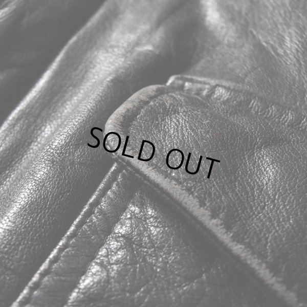 画像12: 1990s L.L.Bean A-2 TYPE レザージャケット　 "MADE IN USA"　 表記L 