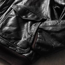 画像13: 1990s L.L.Bean A-2 TYPE レザージャケット　 "MADE IN USA"　 表記L  (13)