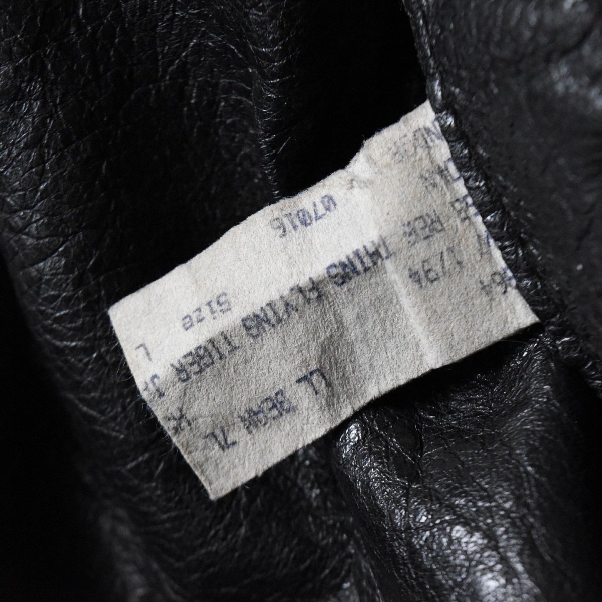 画像14: 1990s L.L.Bean A-2 TYPE レザージャケット　 "MADE IN USA"　 表記L  (14)