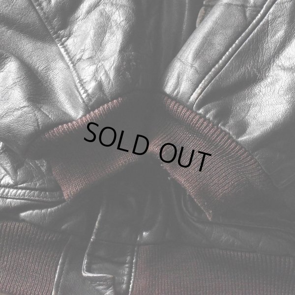 画像18: 1990s L.L.Bean A-2 TYPE レザージャケット　 "MADE IN USA"　 表記L 