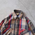 画像4: 1990s ST JOHN'S BAY ヘビーネルシャツ　<br>"MADE IN USA"　<br>表記M-TALL<br> (4)