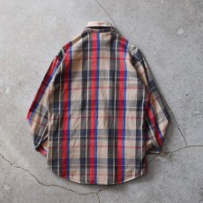 画像2: 1990s ST JOHN'S BAY ヘビーネルシャツ　 "MADE IN USA"　 表記M-TALL  (2)