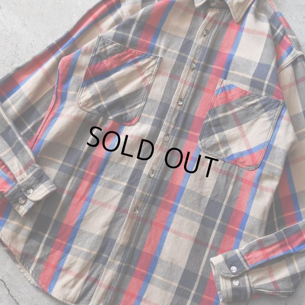 画像5: 1990s ST JOHN'S BAY ヘビーネルシャツ　 "MADE IN USA"　 表記M-TALL 