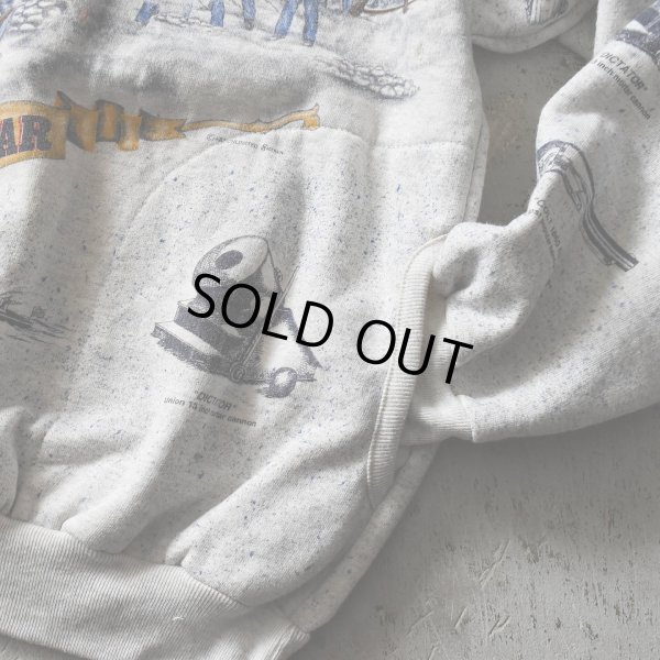 画像9: 1990s ART UNLIMITED アメリカ南北戦争 総柄スウェット　 実寸L 