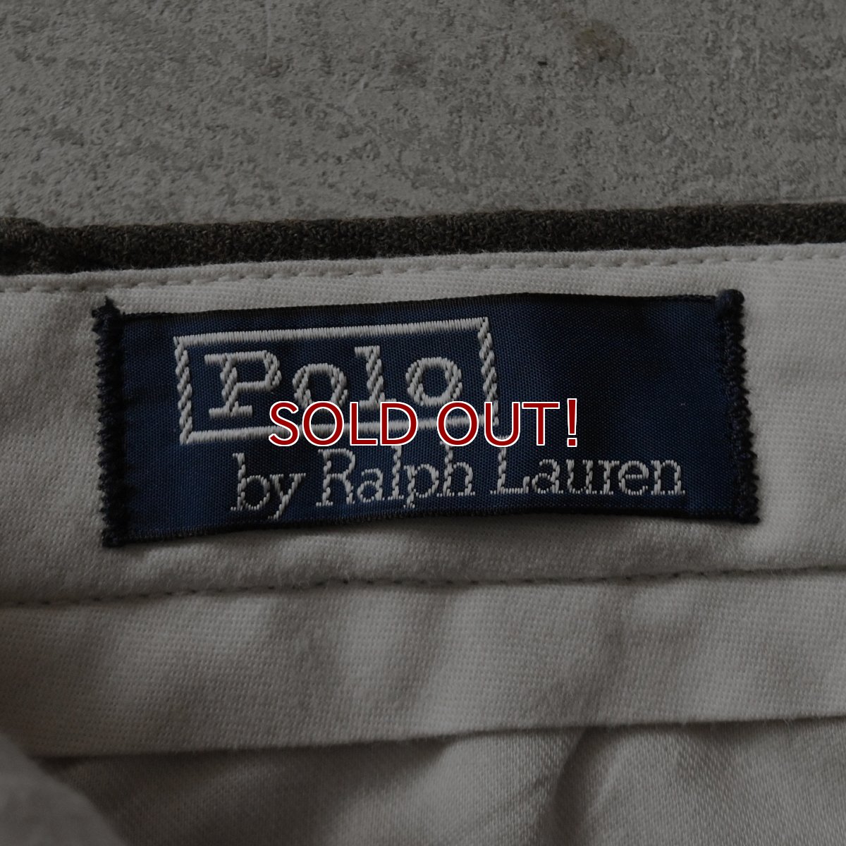 画像3: 1990s Polo by Ralph Lauren コットン2タックパンツ　 表記33×30  (3)