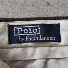 画像3: 1990s Polo by Ralph Lauren コットン2タックパンツ　 表記33×30  (3)