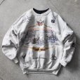 画像1: 1990s ART UNLIMITED アメリカ南北戦争 総柄スウェット　<br>実寸L<br> (1)