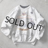 1990s ART UNLIMITED アメリカ南北戦争 総柄スウェット　 実寸L 