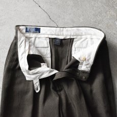 画像6: 1990s Polo by Ralph Lauren コットン2タックパンツ　 表記33×30  (6)