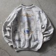 画像2: 1990s ART UNLIMITED アメリカ南北戦争 総柄スウェット　<br>実寸L<br> (2)