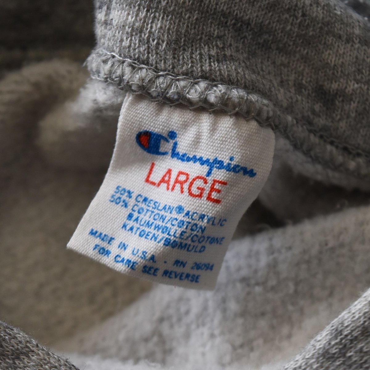 画像3: 1980s Champion カレッジパーカー　 "MADE IN USA"　 表記L  (3)