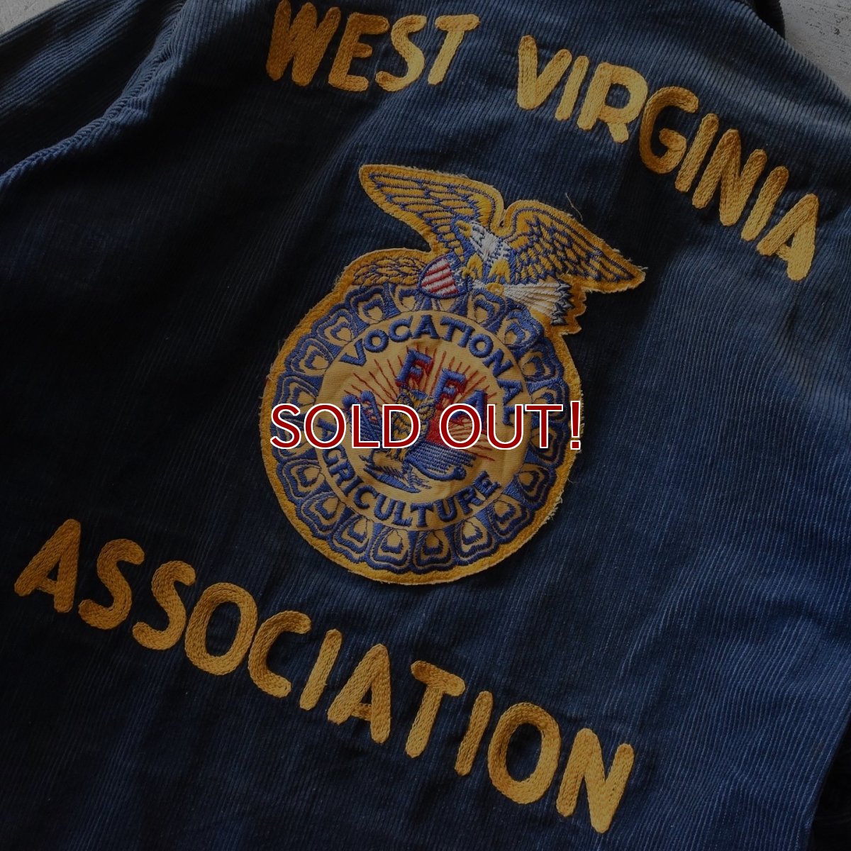 画像20: 1980s FFA コーデュロイジャケット　 "WEST VIRGINIA"　 表記36  (20)
