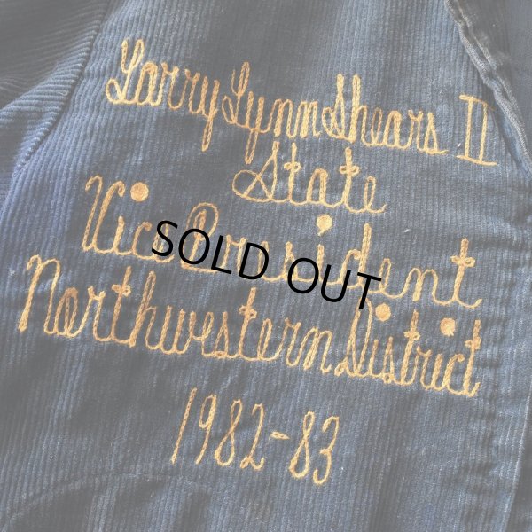 画像8: 1980s FFA コーデュロイジャケット　 "WEST VIRGINIA"　 表記36 