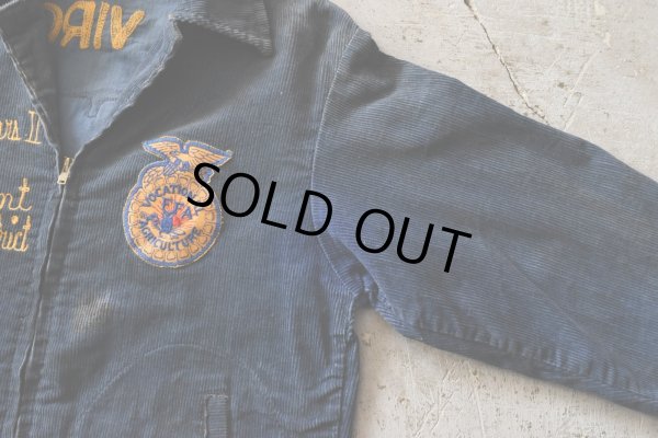 画像9: 1980s FFA コーデュロイジャケット　 "WEST VIRGINIA"　 表記36 