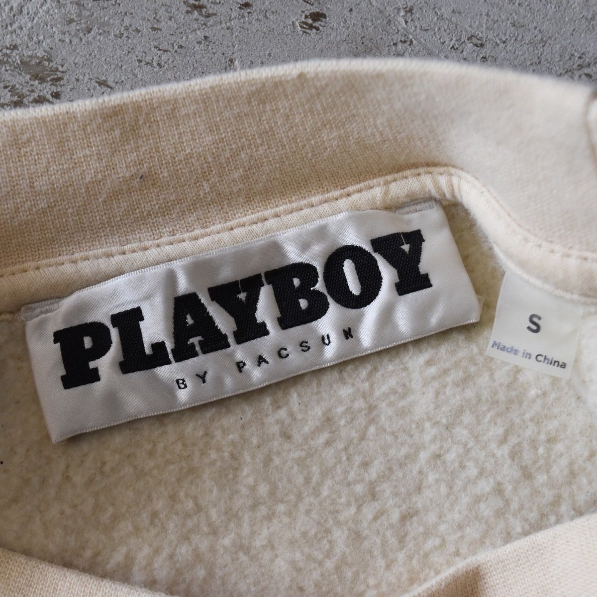 画像3: PLAYBOY バニーロゴ スウェット　 表記S  (3)