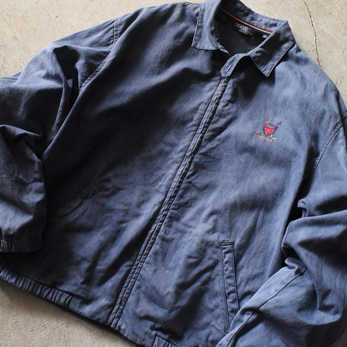 画像5: 1990s Polo by Ralph Lauren チンスト付きコットンジャケット　 "MADE IN USA"　 表記M  (5)