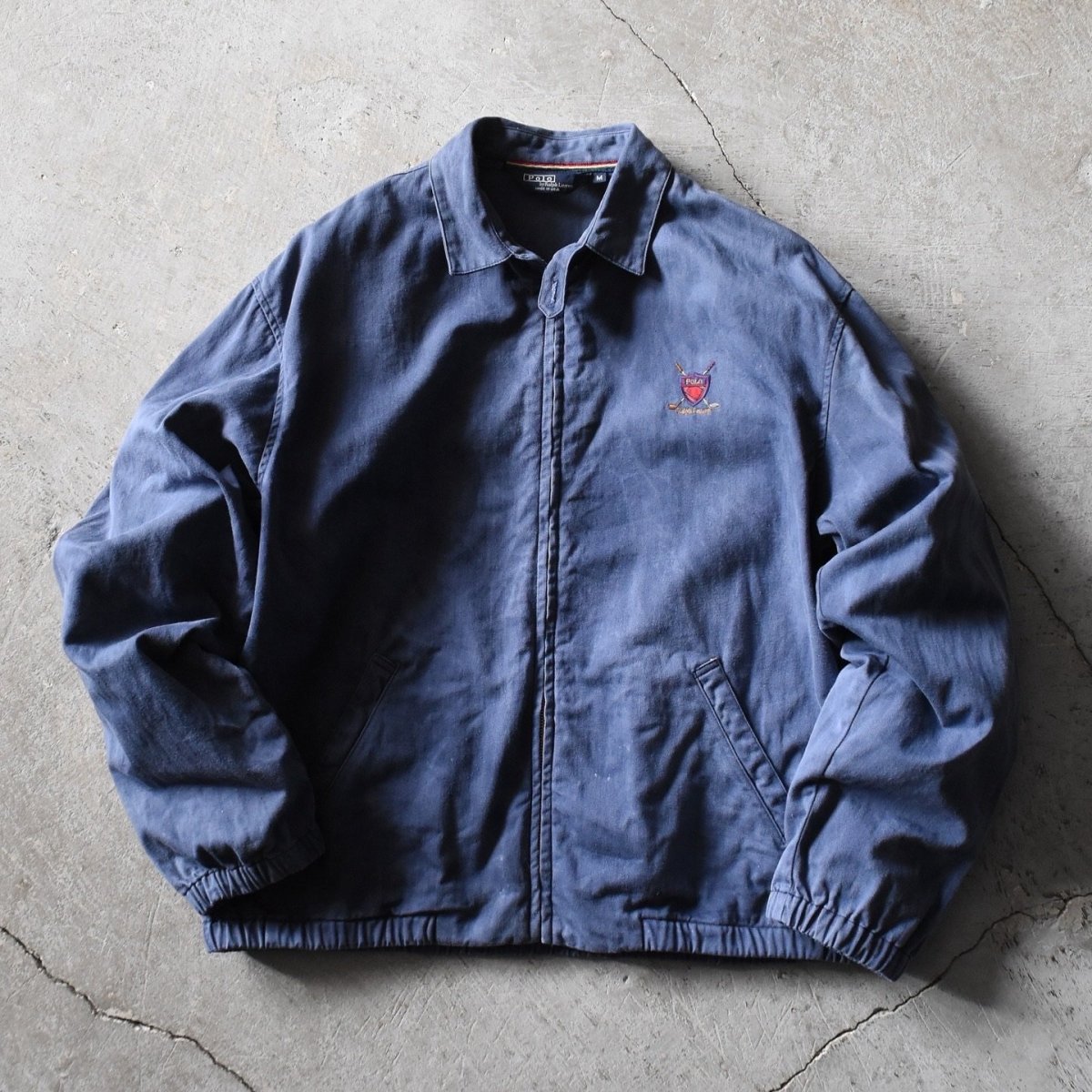 画像1: 1990s Polo by Ralph Lauren チンスト付きコットンジャケット　 "MADE IN USA"　 表記M  (1)