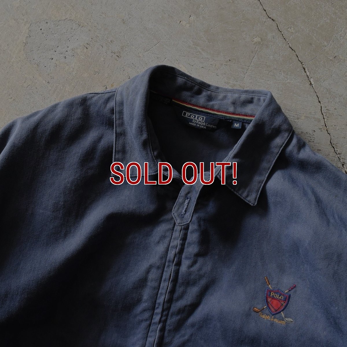 画像3: 1990s Polo by Ralph Lauren チンスト付きコットンジャケット　 "MADE IN USA"　 表記M  (3)