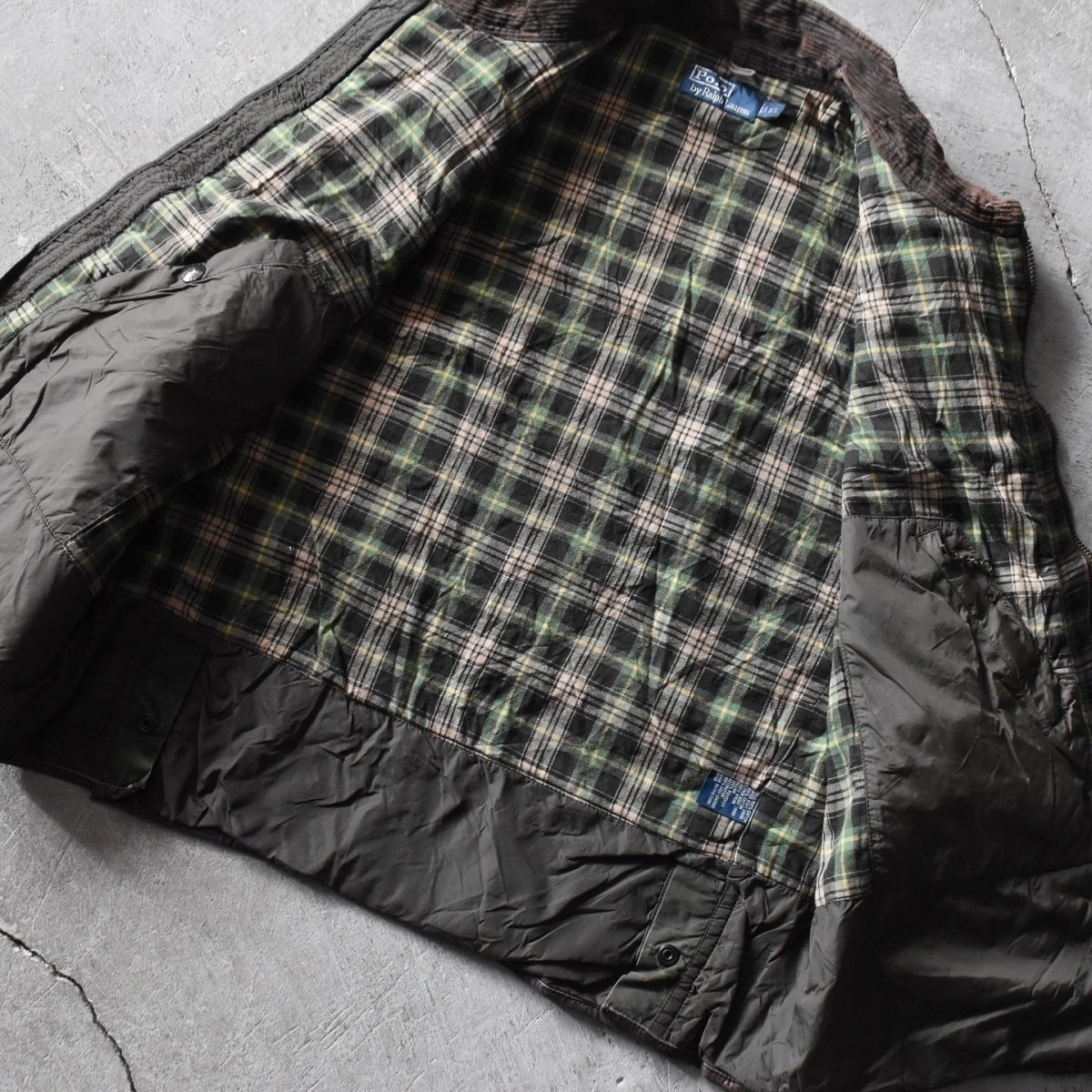 画像16: 1990s Polo by Ralph Lauren オイルドベスト　 表記XL  (16)