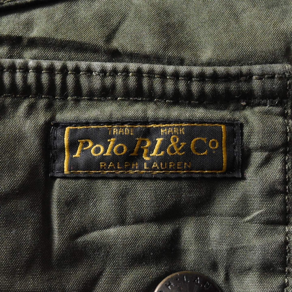 画像12: 1990s Polo by Ralph Lauren オイルドベスト　 表記XL  (12)