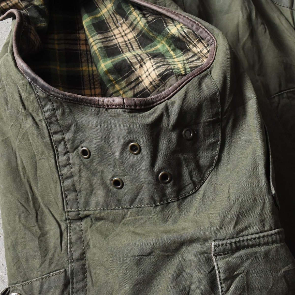 画像10: 1990s Polo by Ralph Lauren オイルドベスト　 表記XL  (10)