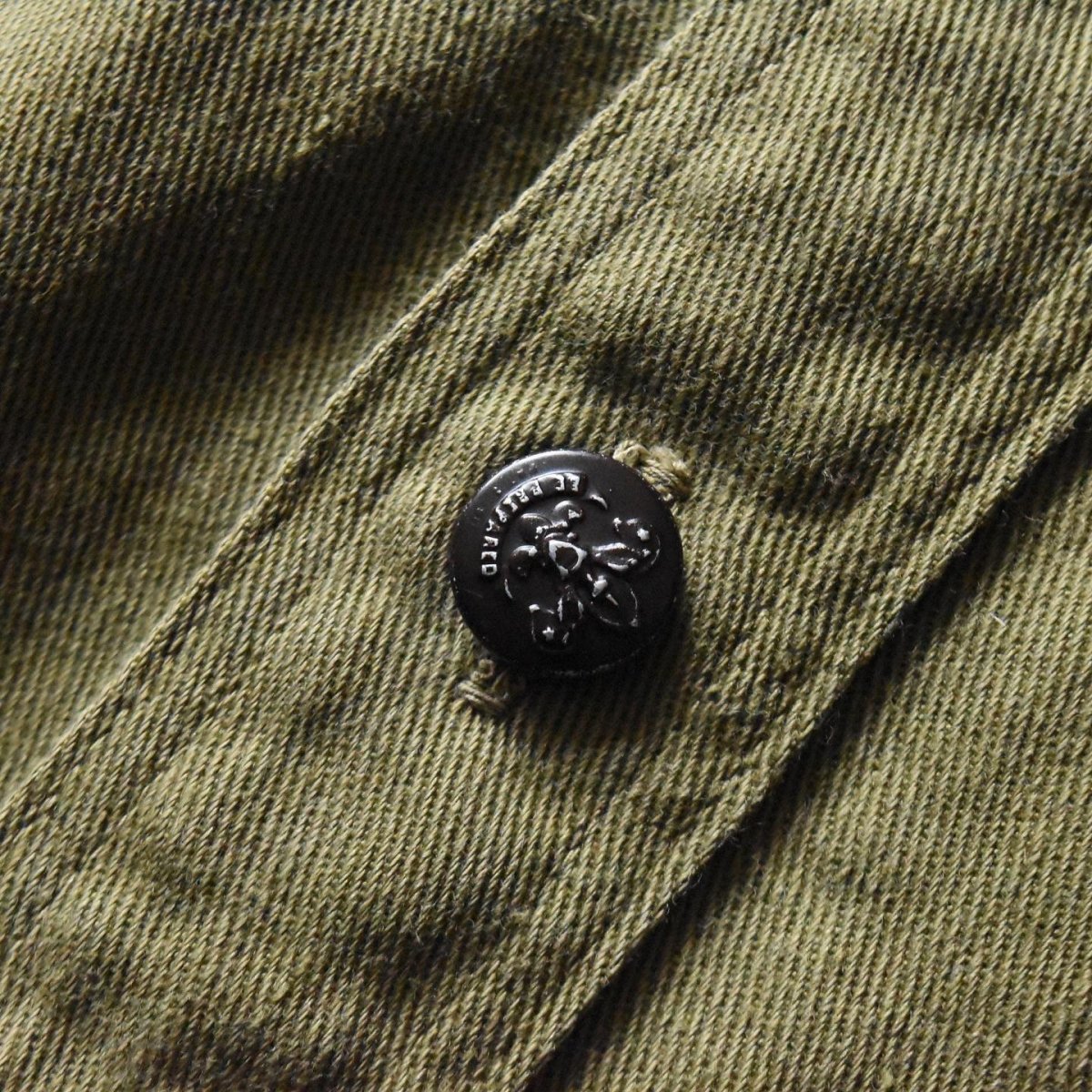 画像7: 1940s BSA BOY SCOUTS マチ付きシャツ　 "チェンジボタン"　 実寸ML  (7)