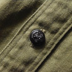 画像7: 1940s BSA BOY SCOUTS マチ付きシャツ　 "チェンジボタン"　 実寸ML  (7)