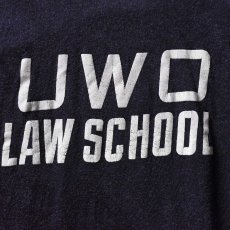 画像5: 1960s UWO LAW SCHOOL ナンバリングフットボールTシャツ　 実寸L  (5)