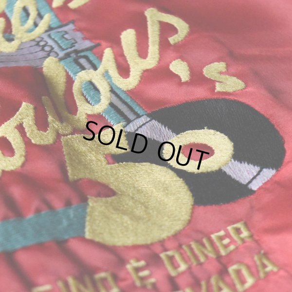 画像8: 1990s Eddie's Fabulous 50's ナイロンサテンジャケット　 "MADE IN USA"　 表記2XL 